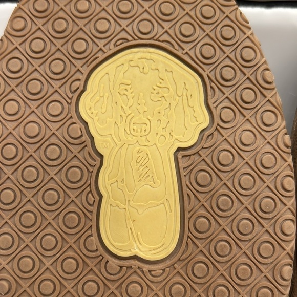 Romeo Genuine Shearling Leather OLD FRIEND Men’s Size 9 Slippers Chestnut - Picture 9 of 16